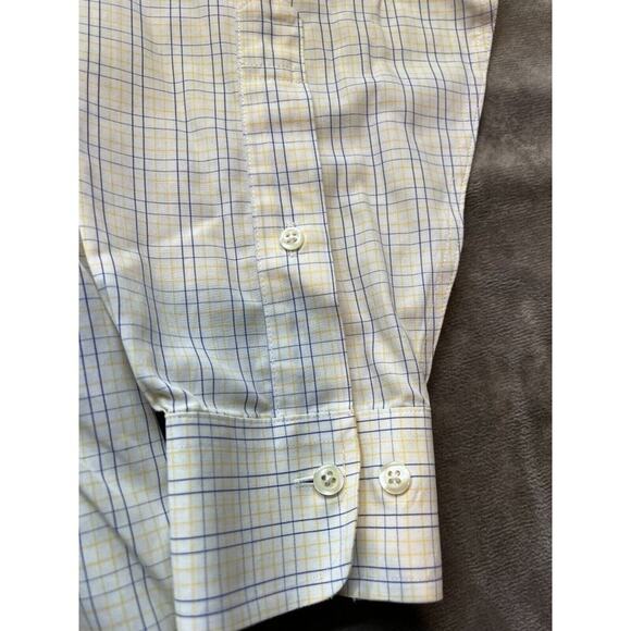 Brooks Brothers 346 Mens Shirt 15-2/3 Yellow‎ Original polo Check Non Iron - Picture 2 of 6